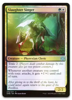 Slaughter Singer #216 (Foil) (NM) Phyrexia All Will Be One ONE Magic MTG - Image 1