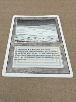 Tundra Dualland Magic the Gathering MtG English Revised LP-GD - Image 3