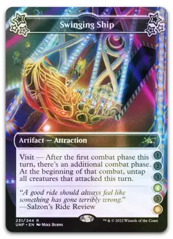Swinging Ship (4-6) #231 (Foil) (NM) Unfinity UNF Magic MTG - Image 1