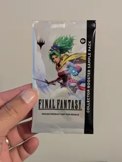MTG Collector Booster Sample Pack sealed Final Fantasy FIN 1x - Image 1