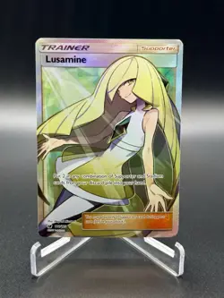 Pokemon TCG Lusamine Crimson Invasion Full Art 110/111 Near Mint - Image 1