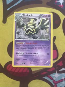 Pokemon Dusknoir 63/149 - BW Boundaries Crossed - Cosmic Holo Rare - Excellent - Image 1