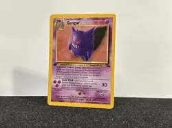 Gengar 20/62 Fossil 1st Edition - RARE Pokemon WOTC Vintage 1999 NM / LP - Image 1