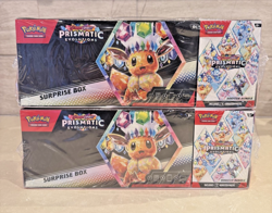 (2) Pokemon Sam's Club Prismatic Evolutions Surprise Box + Booster Bundle Lot - Image 1