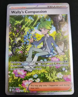 Pokemon TCG Wally's Compassion 186/132 Special Illustration Mega Evolution Holo - Image 1