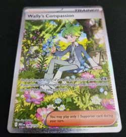 Pokemon TCG Wally's Compassion 186/132 Special Illustration Mega Evolution Holo - Image 2