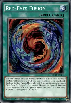 Red-Eyes Fusion - 1st Edition LDK2-ENJ24 - NM - YuGiOh - Image 1