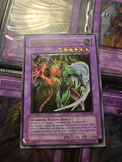 Yugioh Elemental Hero Flame Wingman TLM-EN035 Ultimate Rare 1st Edition - Image 1