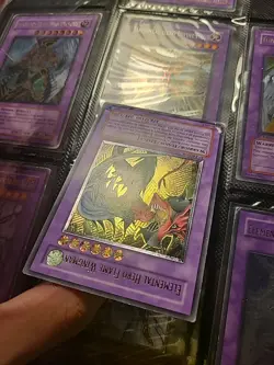 Yugioh Elemental Hero Flame Wingman TLM-EN035 Ultimate Rare 1st Edition - Image 3