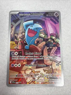 Team Rocket's Wobbuffet Promo SV: Scarlet & Violet Promo Cards 203 NM - Image 1