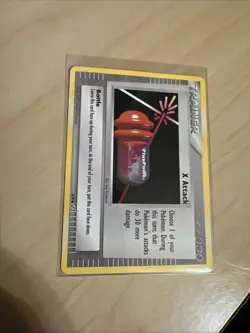 2006 Pokemon Next Quest Trading Figure Game X Attack Trainer 8/8 Card - Image 1