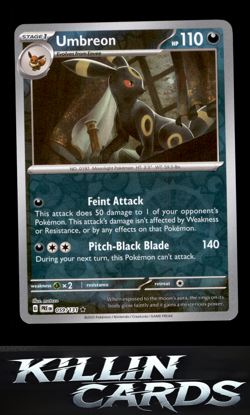 Reverse Holofoil Umbreon 059/131 Pokemon Rare SV: Prismatic Evolutions Card NM - Image 1