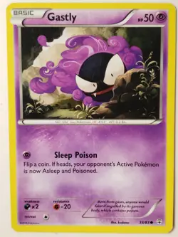 Gastly 33/83 LP - XY Generations Pokemon Card - $2 Combined Shipping - Image 1