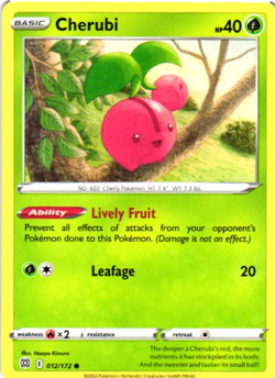 Pokemon TCG Cherubi and Cherrim - Choose Card-Various Sets and Styles LP+ - Image 3