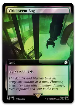 Viridescent Bog (Extended Art) #446 (Foil) (NM) Fallout PIP Magic MTG - Image 1