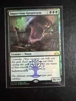 MTG - NM - FOIL - Impervious Greatwurm - Buy-A-Box Promos - Image 1