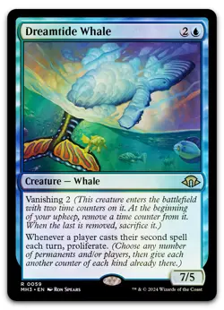 Dreamtide Whale #59 (Foil) (NM) Modern Horizons 3 MH3 Magic MTG - Image 1