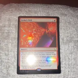 Magic: The Gathering Jeska's Will Sorcery Commander Legends Foil Rare Red 187 - Image 1