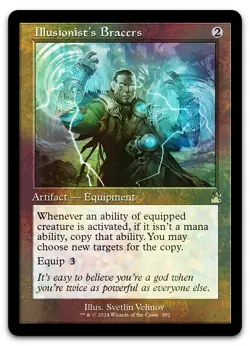 Illusionist's Bracers (Retro Frame) #392 (Foil) NM Ravnica Remastered Magic MTG - Image 1