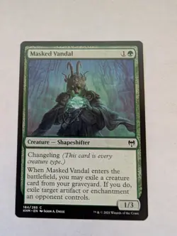 Masked Vandal Kaldheim Regular MTG NM - Image 1