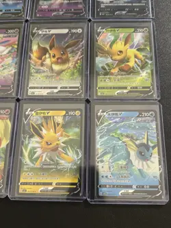 Chinese Pokemon Eeveelutons NM Set Of 9 Cards!! - Image 4