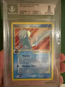 Mew Gold Star Delta Species Holo BGS 8 Dragon Frontiers 101/101 Pokemon - Image 1