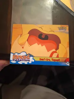 Don’t Cry, Togepi! #43 Topps Pokemon Pikachu’s Vacation Movie NON Holo blue logo - Image 1