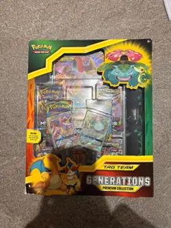 Pokemon TCG Tag Team Generations Premium Collection Box Charizard & Venusaur GX - Image 1