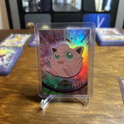 1999 Topps Pokemon #35 Clefairy TV Animation Edition Rainbow HOLO FOIL - Image 1