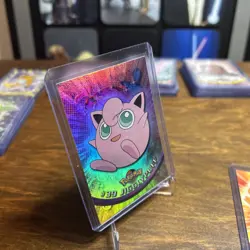 1999 Topps Pokemon #35 Clefairy TV Animation Edition Rainbow HOLO FOIL - Image 2