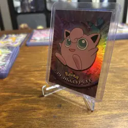 1999 Topps Pokemon #35 Clefairy TV Animation Edition Rainbow HOLO FOIL - Image 3