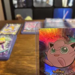 1999 Topps Pokemon #35 Clefairy TV Animation Edition Rainbow HOLO FOIL - Image 4