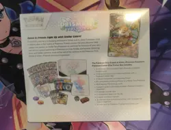 Prismatic Evolutions Pokemon Center ETB Sealed W/tiny Rip Corner - Image 2