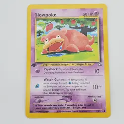 Pokemon Neo Genesis 1st Edition Slowpoke 73/111 Non Holo - MP/LP - Image 1