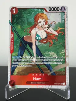 One Piece Nami OP01-016 Rare Ultra Deck Three Captains - Image 1