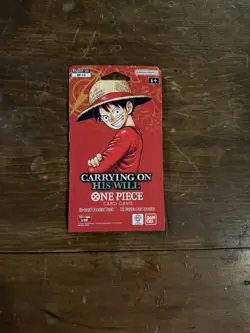 One Piece OP-13 Carrying on His Will Sleeved Booster Packs (LOT OF 7) - Image 2