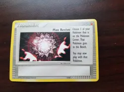 Pokemon Card - Max Revive Trainer 3/8 - Trading Figure Game - Image 1