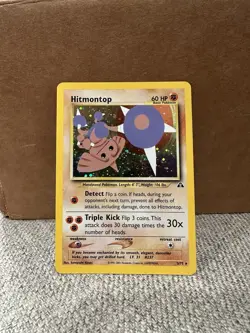 Hitmontop 3/75 Holo Rare Neo Discovery Pokemon Card - Image 1