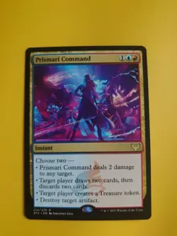 Prismari Command. Instant Rare STX Magic the Gathering Card. - Image 1