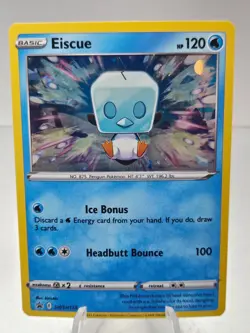 Eiscue SWSH128 Black Star Promo Holo Rare Pokemon Card - Image 1