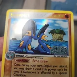 Swampert 27/100 EX Crystal Guardians Pokemon Card Reverse Holo Rare NM-LP - Image 3