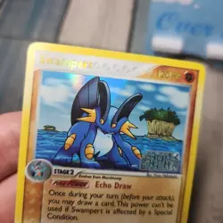 Swampert 27/100 EX Crystal Guardians Pokemon Card Reverse Holo Rare NM-LP - Image 4