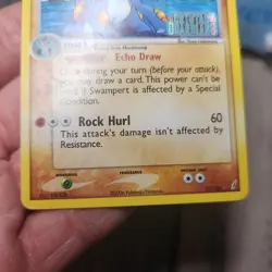 Swampert 27/100 EX Crystal Guardians Pokemon Card Reverse Holo Rare NM-LP - Image 5
