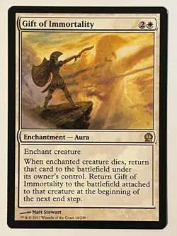 Gift of Immortality Theros Non-Foil MTG LP - Image 1