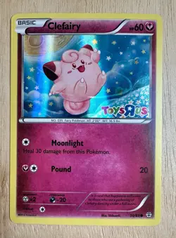 Pokemon TCG Clefairy Card 50/83 Toys R US Exclusive Promo, XY Generations NM - Image 1