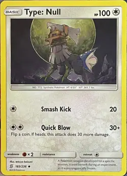 Type: Null - 183/236 - Unified Minds Pokemon 2019 - Image 1