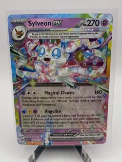 Pokemon TCG: 2025 Sylveon EX 41/131-DOUBLE RARE HOLO-Prismatic Evolutions - Image 1