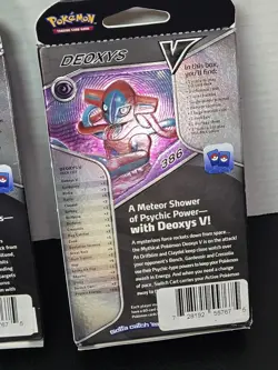 Lot of 2 Pokemon TCG V Battle Deck Deoxys V & Zeroara V Brand New Sealed - Image 4