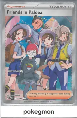 Pokemon Scarlet & Violet Prismatic Evolutions Friends in Paldea #137 Ultra Rare - Image 1