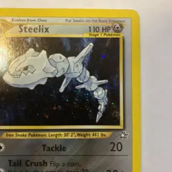 2000 Pokemon Neo Genesis Steelix Holo #15/111 - Image 5